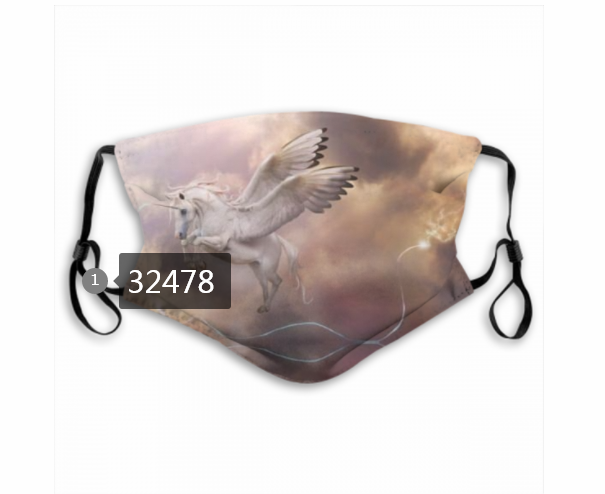 2020 #39 Dust mask with filter->nfl dust mask->Sports Accessory